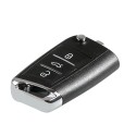 Xhorse VW MQB XKMQB1EN 3 Buttons Flip Regular Key 10 Pcs/lot