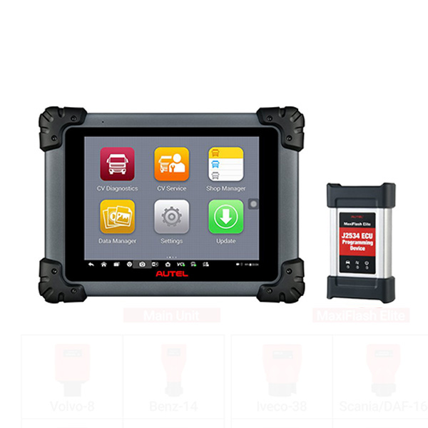 [US Version] Autel Maxisys MS908CV Commercial Heavy Duty Diagnostic Scan Tool with J2534 ECU Programming Tool USA Warehouse -Fast Ship & NO TAX