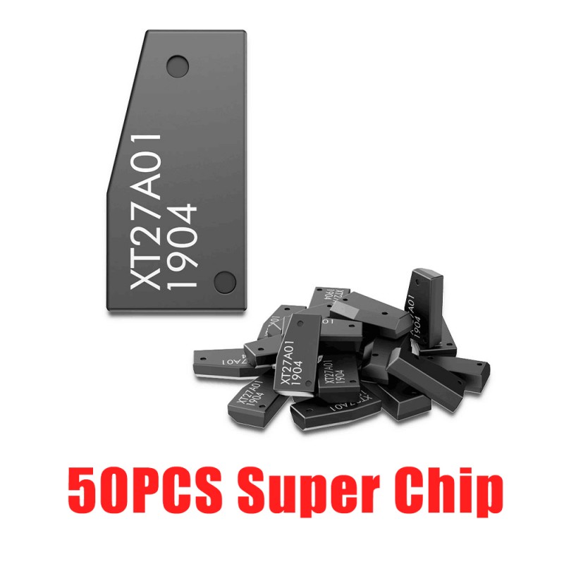 50pcs Xhorse Super Chips XT27A01 XT2 Work with Xhorse VVDI Key Tool/VVDI MINI Key Tool/VVDI Key Tool Max/Xhorse VVDI2 US Warehouse -Fast Ship & NO TAX