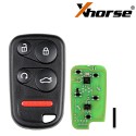 XHORSE XKHO03EN Universal Remote Key Fob for VVDI Key Tool With Remote Start & Trunk Button 5 pcs/lot