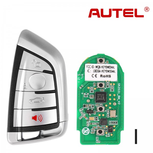 AUTEL Razor IKEYBW004AL BMW 4 Buttons Smart Universal Key Compatible with BMW and Other 700+ Car Makes 5pcs a lot