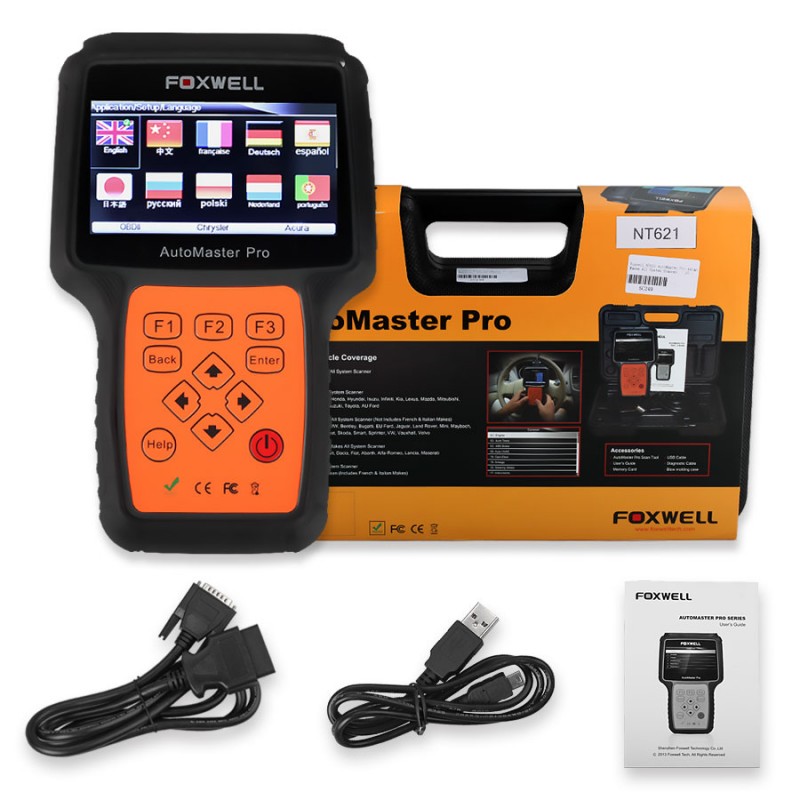 Foxwell NT621 AutoMaster Pro Asian Makes All System Scanner