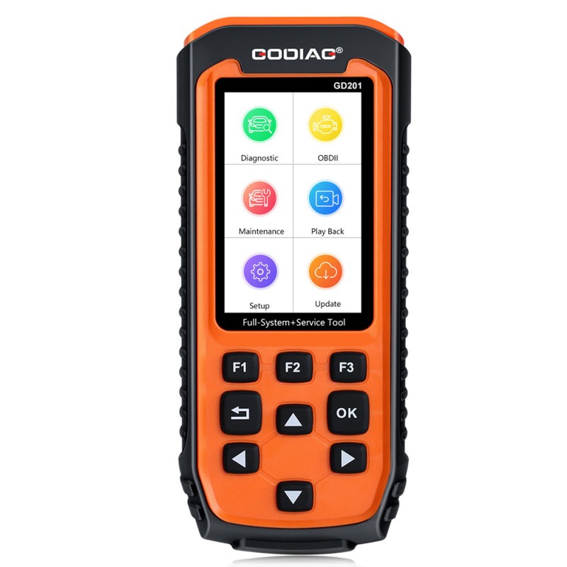 2021 Newest GODIAG GD201 Full System Scanner with DPF ABS Airbag Oil Service Reset Free Update Lifetime