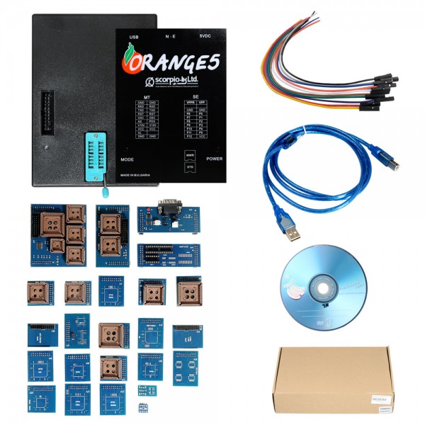 OEM Orange 5 Orange5 V1.34 Professional Programming Device Supports WINXP/WIN7/WIN8 with Full Packet Hardware plus Enhanced Version