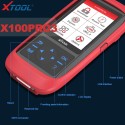 Newest XTOOL X100 Pro3 Professional Auto Key Progarmmer Add EPB, ABS, TPS Reset Functions Free Update Lifetime