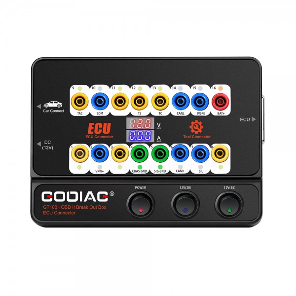 [US Ship] Godiag GT100+ GT100 Pro OBDII Breakout Box ECU Bench Connector with Electronic Current Display