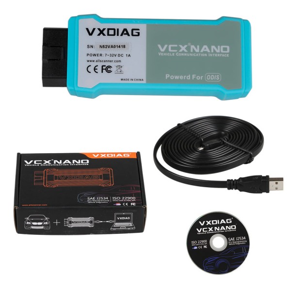 [US Ship] WIFI Version VXDIAG VCX NANO 5054 ODIS V5.15 Support UDS Protocol and Multi-language