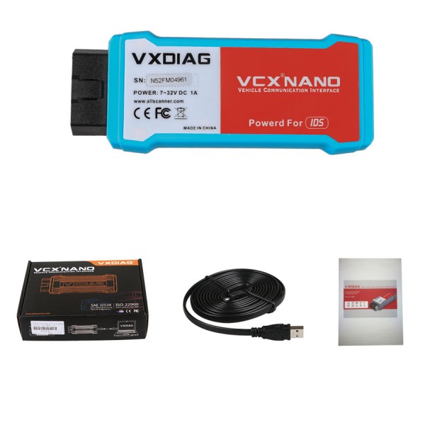 [US Ship] WIFI Version VXDIAG VCX NANO for Ford IDS V123 Mazda IDS V123