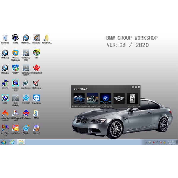 V2022.06 BMW ICOM Software ISTA-D 4.24.13 ISTA-P 3.67.1.000 with Engineers Programming SSD