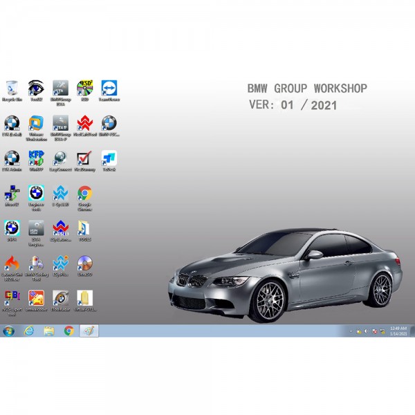 V2020.11 BMW ICOM Software ISTA-D 4.24.13 ISTA-P 3.67.1.000 with Engineers Programming Win7 System 500GB Hard Disk