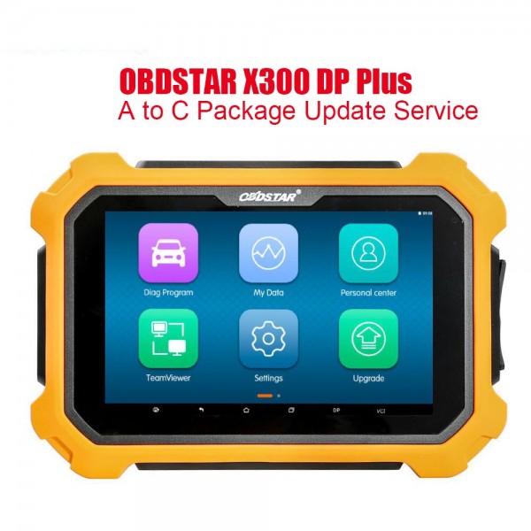 [Big Promotion] OBDSTAR X300 DP Plus A Package to C Package Update Service with Extra Adapters