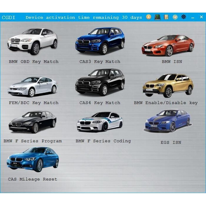 BMW F Series Coding Authorization for CGDI Prog BMW MSV80 Key Programmer