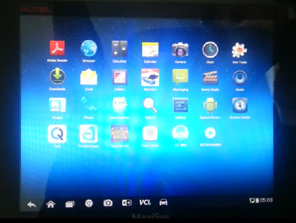MaxiSYS Pro Software Display
